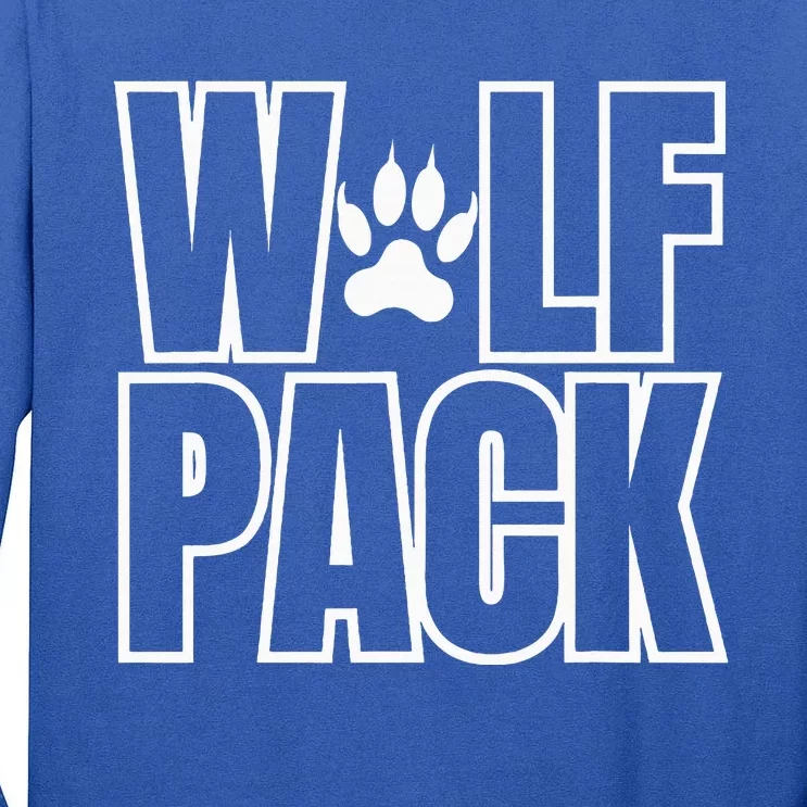 Wolf Pack Sport Teams Tall Long Sleeve T-Shirt