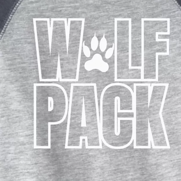 Wolf Pack Sport Teams Toddler Fine Jersey T-Shirt