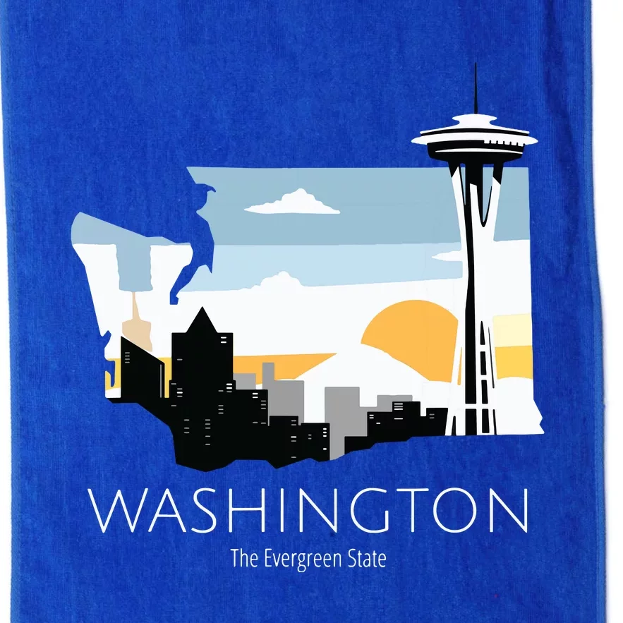 Washington Proud State Motto The Evergreen State Platinum Collection Golf Towel