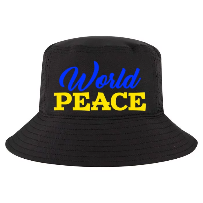 World Peace Support Ukraine Cool Comfort Performance Bucket Hat