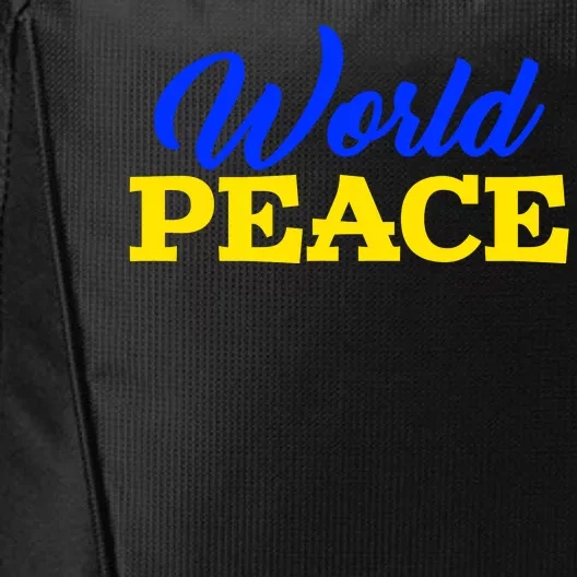 World Peace Support Ukraine City Backpack