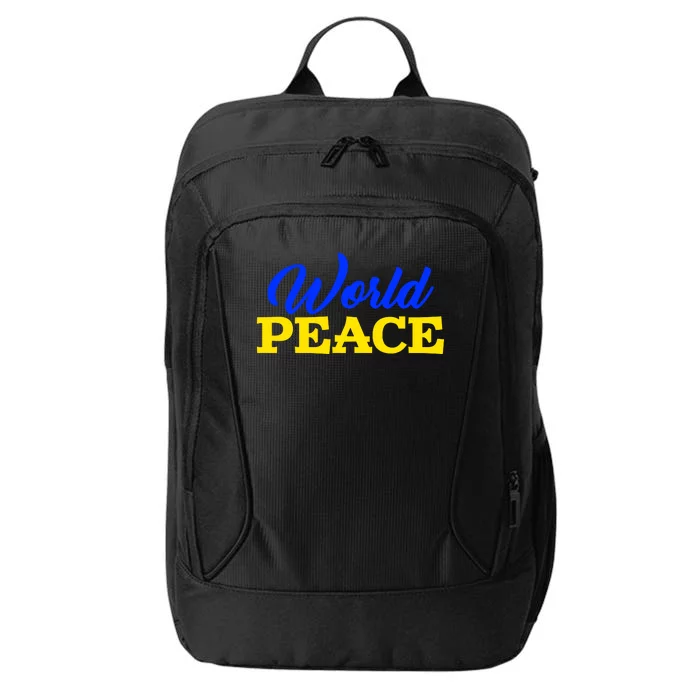 World Peace Support Ukraine City Backpack