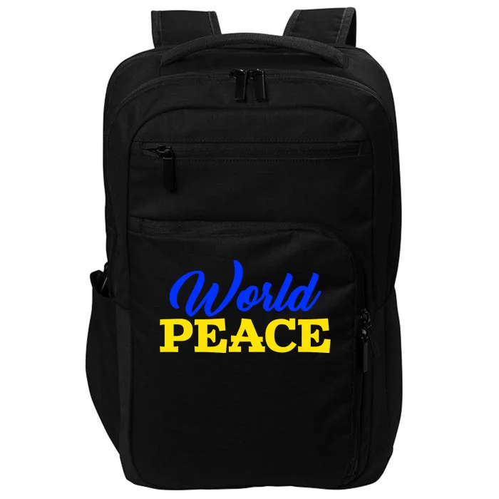 World Peace Support Ukraine Impact Tech Backpack