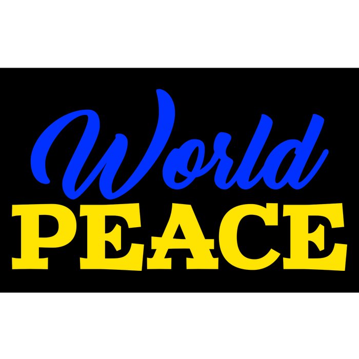 World Peace Support Ukraine Bumper Sticker