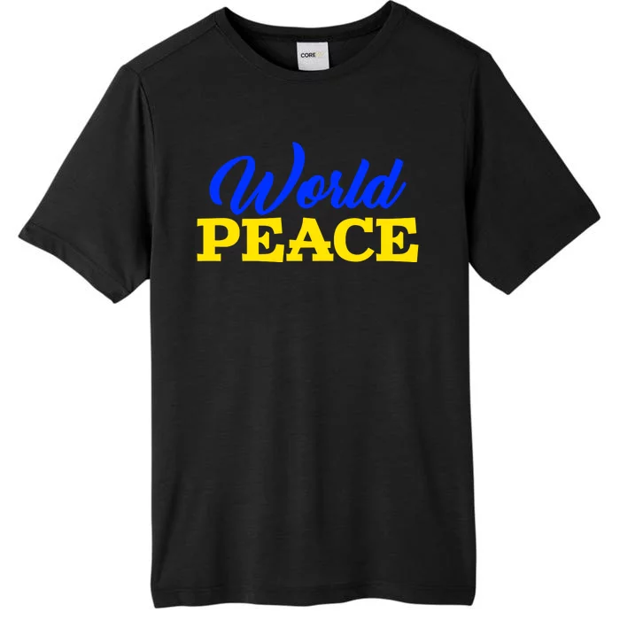 World Peace Support Ukraine ChromaSoft Performance T-Shirt