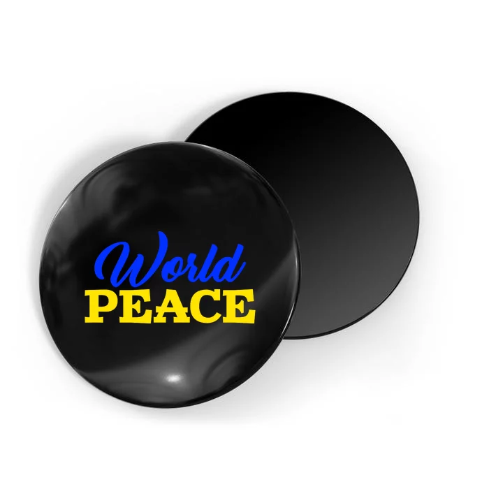 World Peace Support Ukraine Magnet