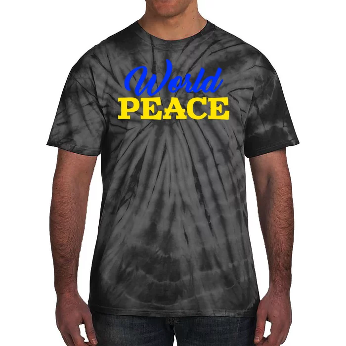 World Peace Support Ukraine Tie-Dye T-Shirt