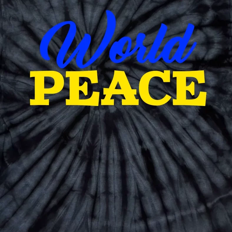 World Peace Support Ukraine Tie-Dye T-Shirt