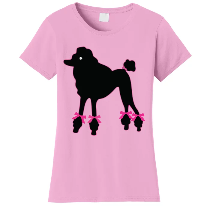 Womens Poodle Skirt 1950s Sock Hop Costume Record Hop Dance Women's T-Shirt