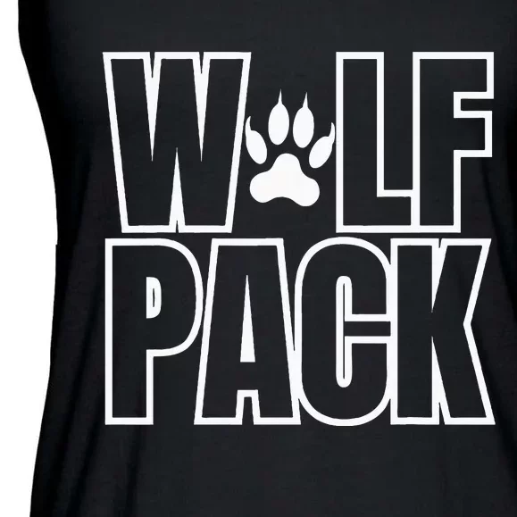 Wolf Pack Sport Teams Ladies Essential Flowy Tank