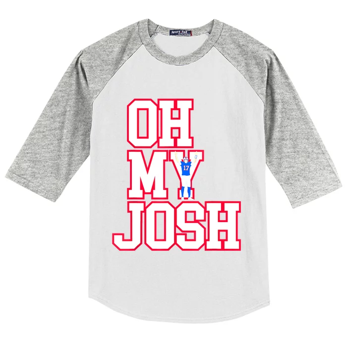 WNY Pride Shirt Oh My Josh Kids Colorblock Raglan Jersey