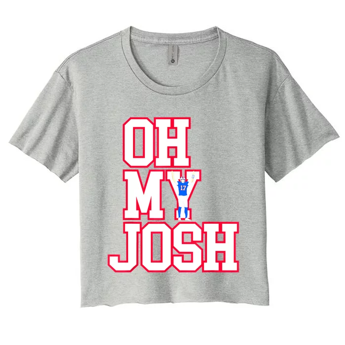 WNY Pride Shirt Oh My Josh Women's Crop Top Tee