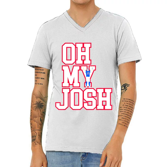 Womens WNY Pride T-Shirt - Oh My Josh V-Neck T-Shirt