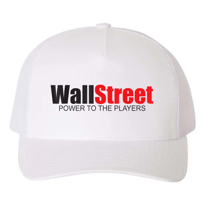 Wallstreet Power To The Players Yupoong Adult 5-Panel Trucker Hat