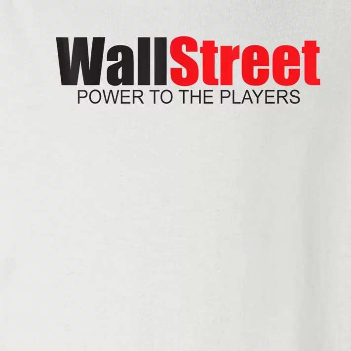 Wallstreet Power To The Players Toddler Long Sleeve Shirt