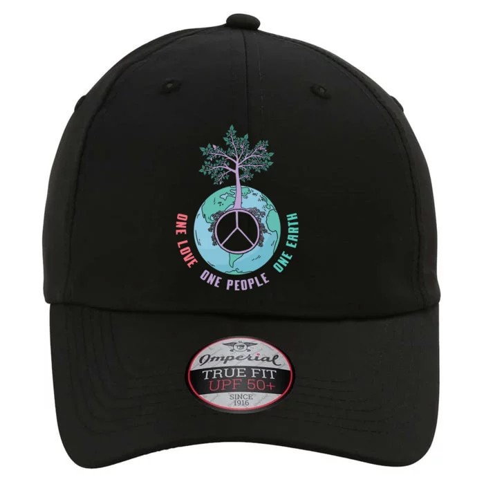 World Peace Tree Love People Earth Day 60s 70s Hippie Retro Great Gift The Original Performance Cap