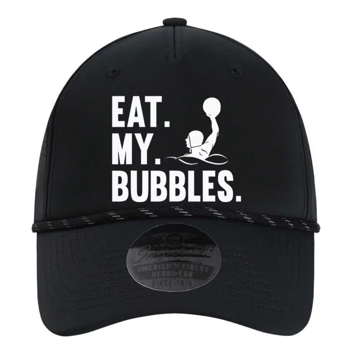 Water Polo Team Waterpolo Player Swimming Eat My Bubbles Performance The Dyno Cap