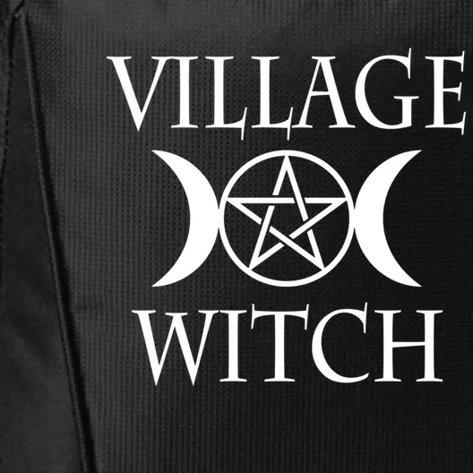 Wicca Pentacle Triple Moon Goddess Village Witch Cool Gift City Backpack