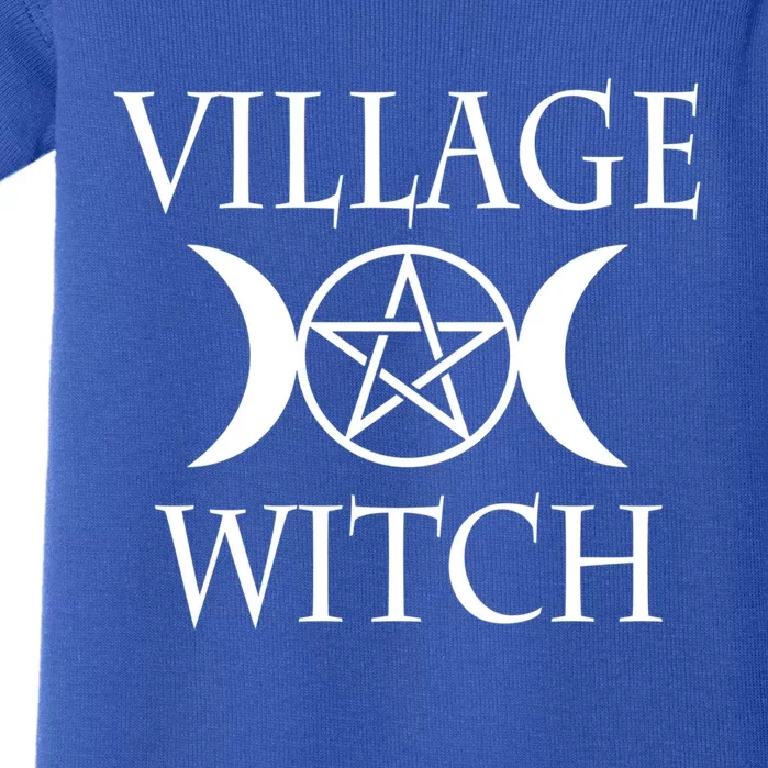 Wicca Pentacle Triple Moon Goddess Village Witch Cool Gift Baby Bodysuit