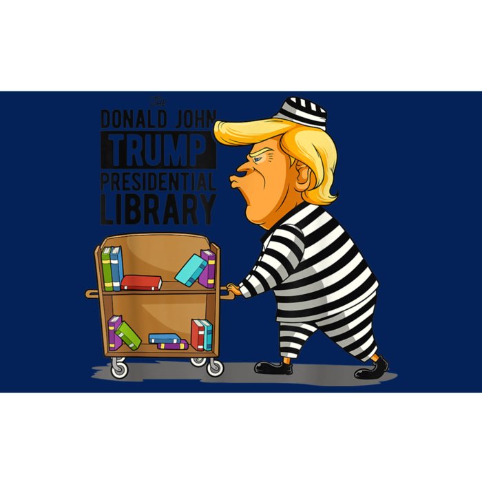 Womens Prison Trump Presidential Library Funny Anti Trump Bumper Sticker