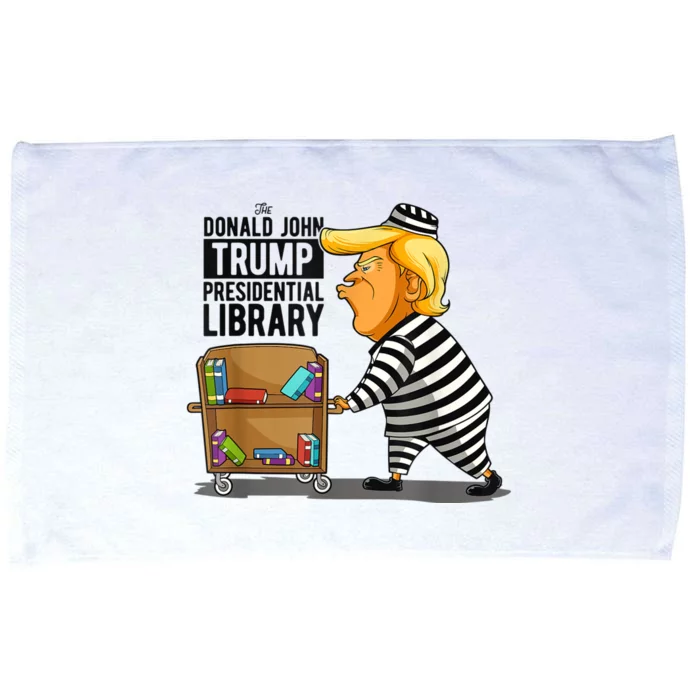 Womens Prison Trump Presidential Library Funny Anti Trump Microfiber Hand Towel