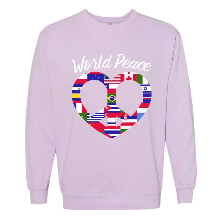 World Peace United Countries International Day Of Peace Garment-Dyed Sweatshirt