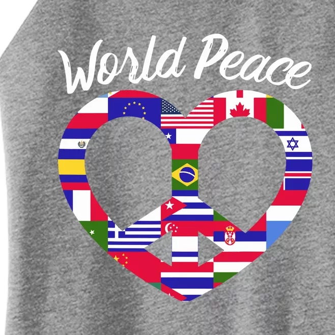 World Peace United Countries International Day Of Peace Women’s Perfect Tri Rocker Tank