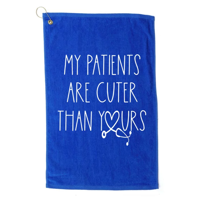 Wo Pediatrician Valentines Day Nurse Peds Pediatrist Doctor Gift Platinum Collection Golf Towel