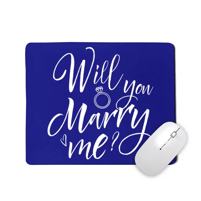 Wedding Proposal Will You Marry Me Great Gift Engaget Outfit Gift Cool Gift Mousepad