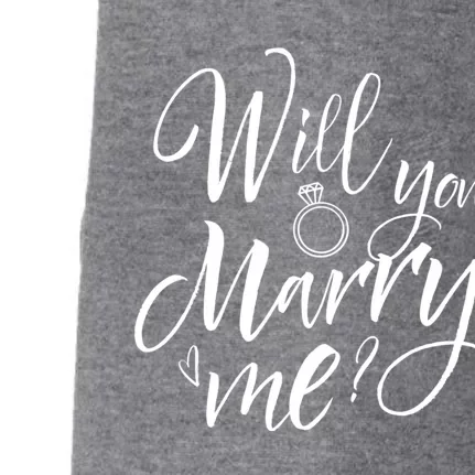 Wedding Proposal Will You Marry Me Great Gift Engaget Outfit Gift Cool Gift Doggie 3-End Fleece Hoodie