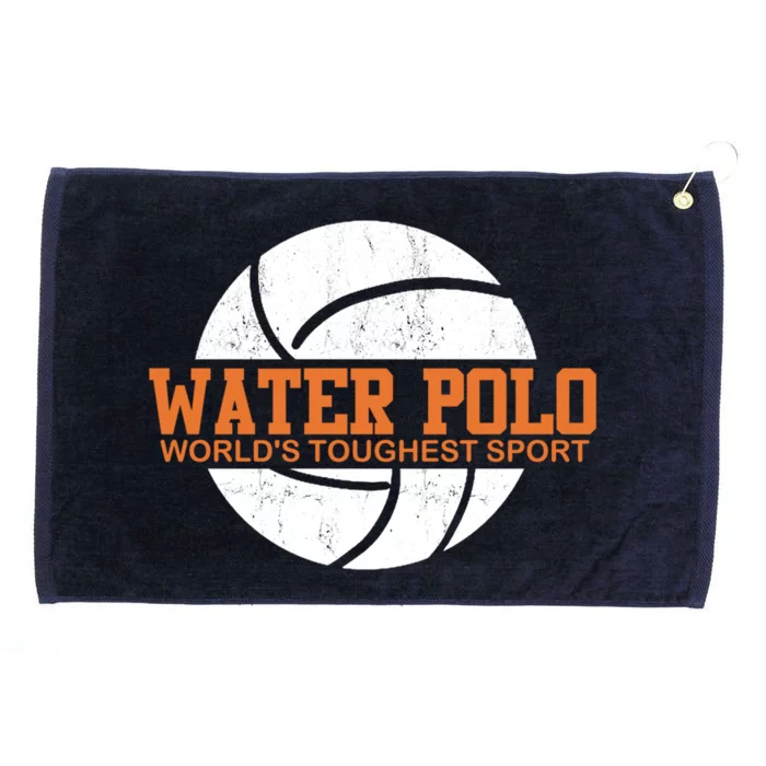 Water Polo World's Toughest Sport Swimming Water Polo Cool Gift Grommeted Golf Towel