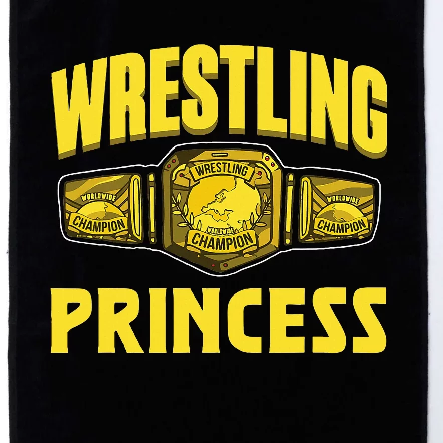 Wrestling Princess Wrestles Wrestler Wrestle Wrestling Platinum Collection Golf Towel