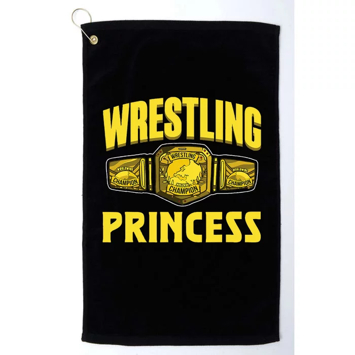 Wrestling Princess Wrestles Wrestler Wrestle Wrestling Platinum Collection Golf Towel