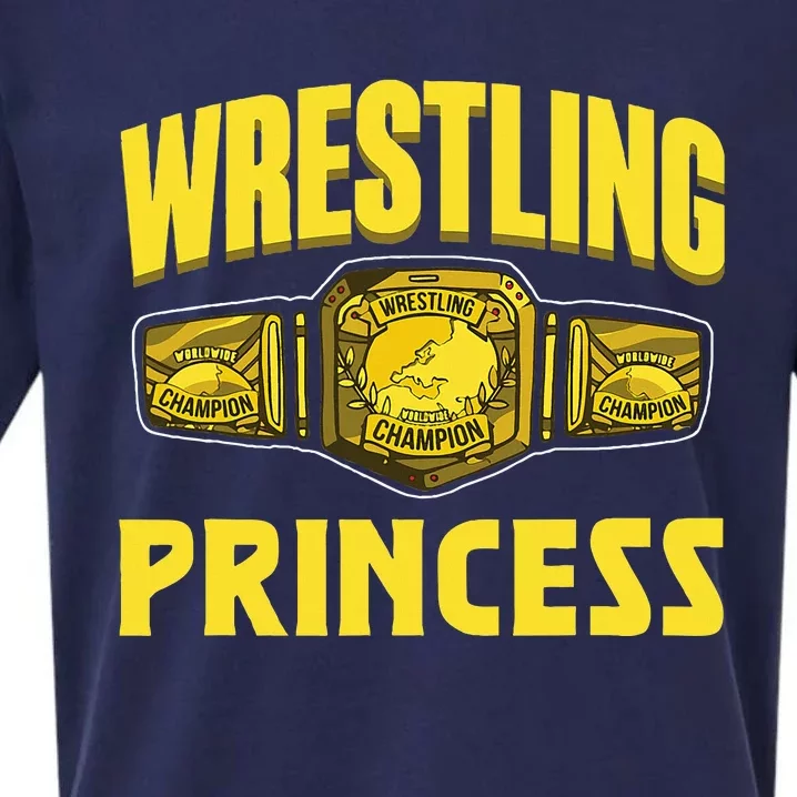 Wrestling Princess Wrestles Wrestler Wrestle Wrestling Sueded Cloud Jersey T-Shirt