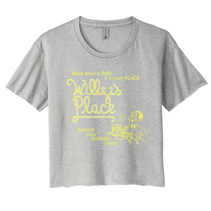 Willy&X27;S Place Women's Crop Top Tee