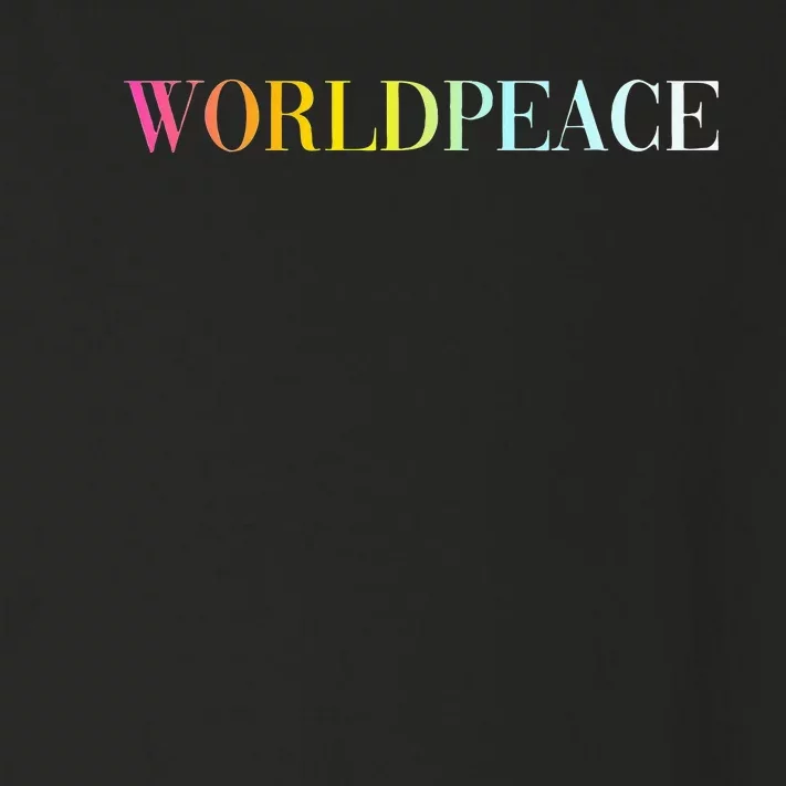 World Peace Toddler Long Sleeve Shirt