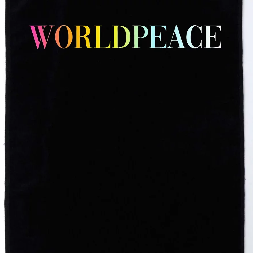 World Peace Platinum Collection Golf Towel