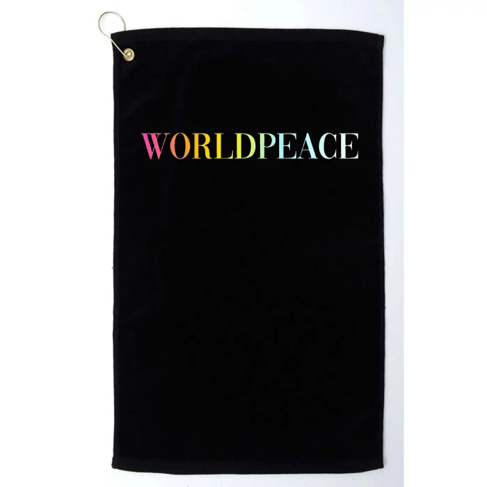 World Peace Platinum Collection Golf Towel