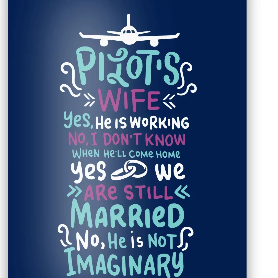 Womens Pilot Wife Poster