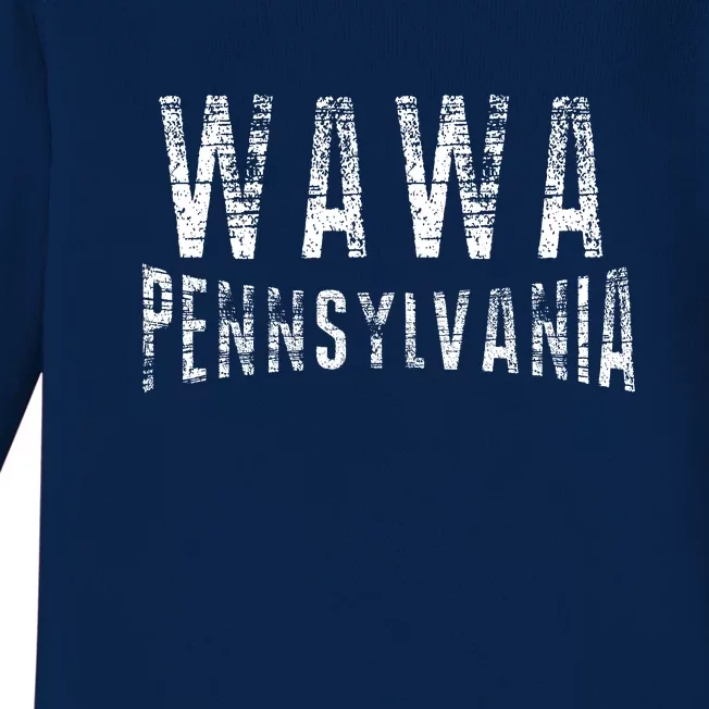 Wawa Pennsylvania Baby Long Sleeve Bodysuit