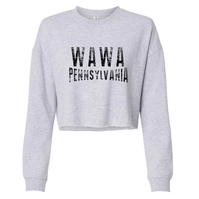 Wawa Pennsylvania Cropped Pullover Crew