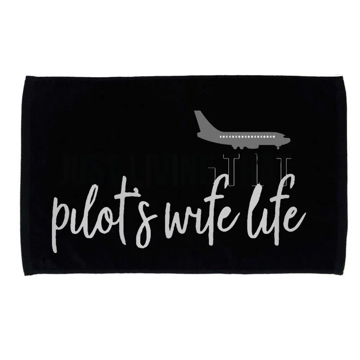 Womens Pilots Wife Pilot Wife Life Microfiber Hand Towel