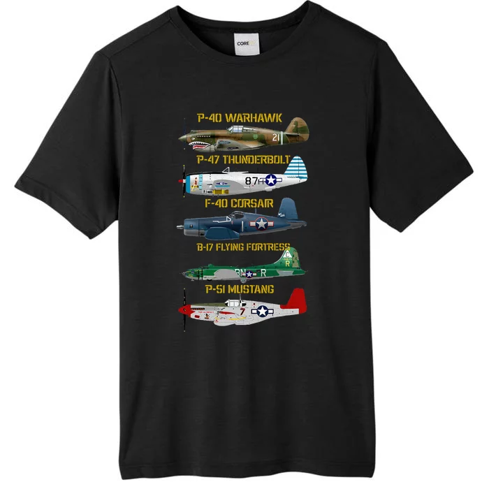 Ww2 Planes Warbirds Warplanes ChromaSoft Performance T-Shirt