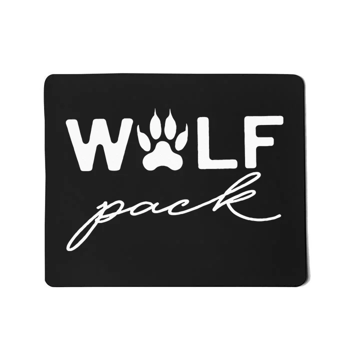 Wolf Pack Wolf Pack Family Matching Mousepad