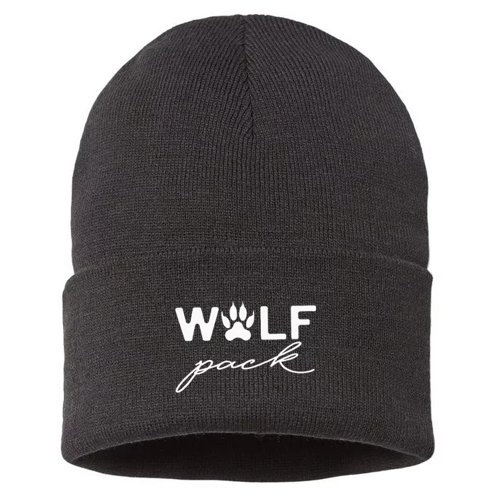 Wolf Pack Wolf Pack Family Matching Sustainable Knit Beanie