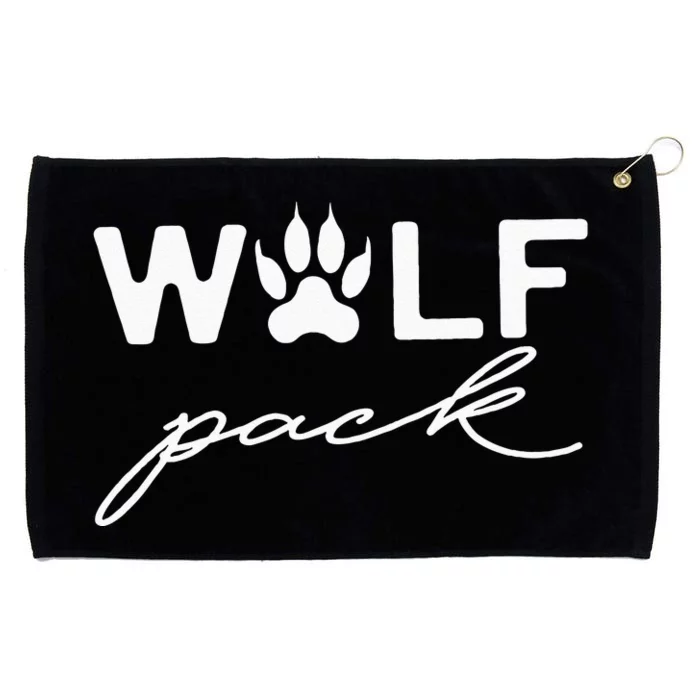 Wolf Pack Wolf Pack Family Matching Grommeted Golf Towel