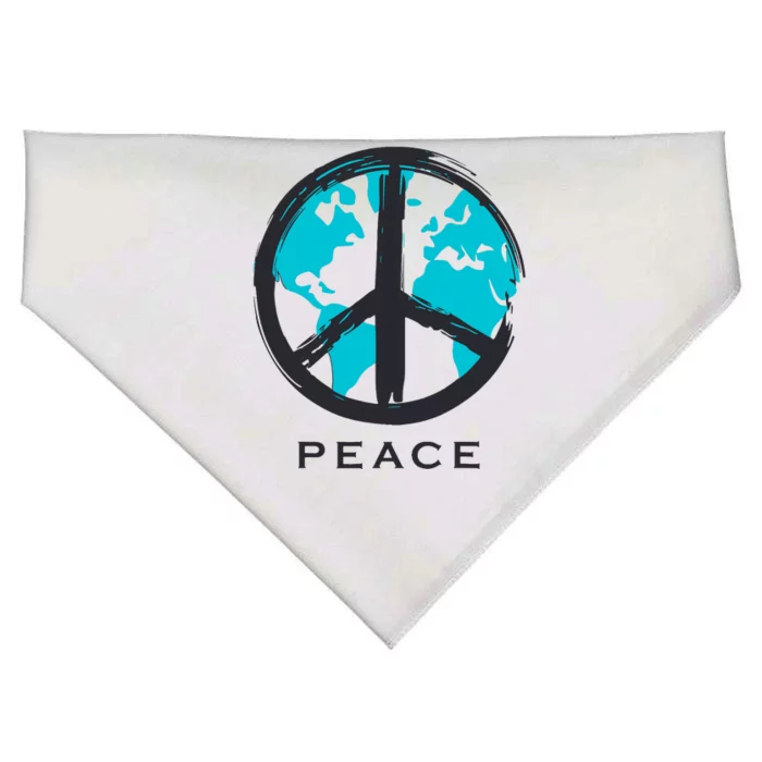 World Peace USA-Made Doggie Bandana