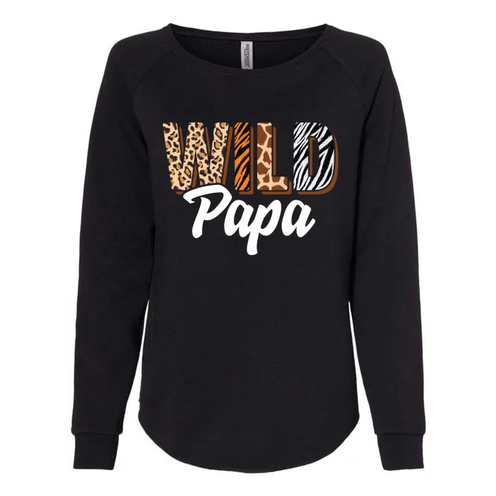 Wild Papa Zoo Born Two Be Wild Bgiftday Safari Jungle Animal Gift Womens California Wash Sweatshirt