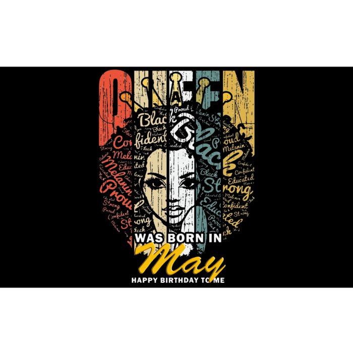 Wo Queens are Born in May Gemini Birthday Bumper Sticker