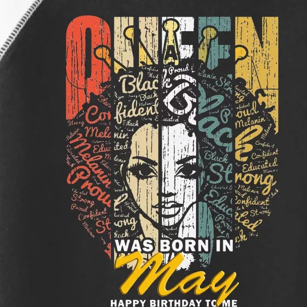 Wo Queens are Born in May Gemini Birthday Toddler Fine Jersey T-Shirt